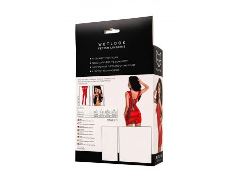 Sukienka Wetlook Glossy Bessie czerwona XL - 6