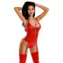 Body Wetlook Doja Glossy czerwony S - 8
