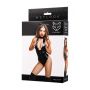 Body Glossy Kitti z uszami kota wetlook czarne M - 4