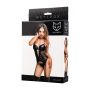 Komplet bielizny Glossy Miriam wetlook czarny L - 4