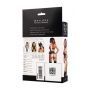Komplet bielizny Glossy Miriam wetlook czarny XL - 4
