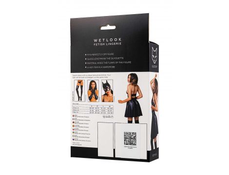 Sukienka Wetlook Glossy Marisa czarna M - 3
