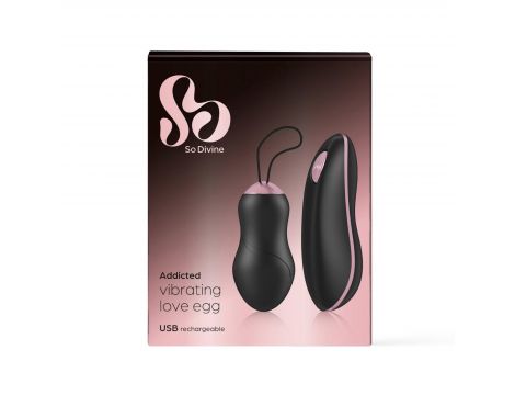 Jajeczko wibrujące So Divine Addicted bezprzewodowe USB 7 cm - 6