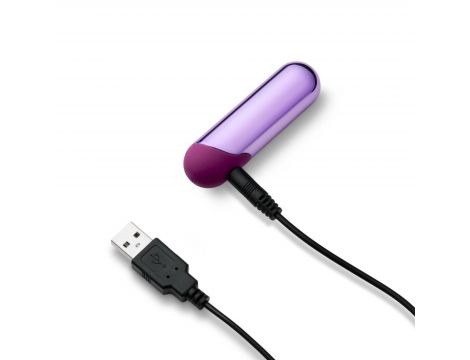 Mini wibrator bullet Cosmo So Divine fioletowy USB - 2