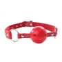 Czerwony oddychający knebel kulowy Fantasy regulowany 4 cm - 5