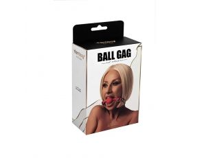 Knebel silikonowy balonowy czerwony Fantasy regulowany 4 cm