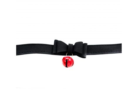 Knebel silikonowy balonowy czerwony Fantasy regulowany 4 cm - 6