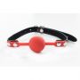 Knebel silikonowy balonowy czerwony Fantasy regulowany 4 cm - 8