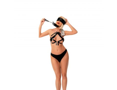Zestaw BDSM Fantasy Tease Me opaska bat tickler - 4