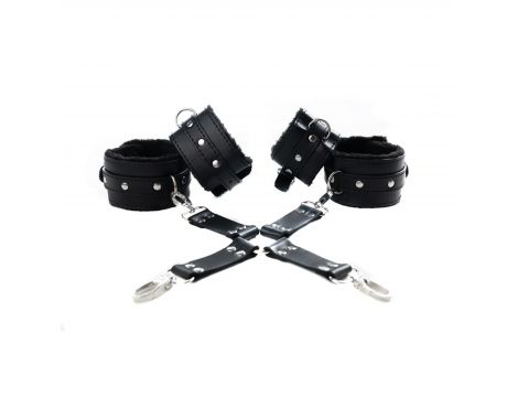 Black hogtie with comfy wrist and ankle cuffs - 2