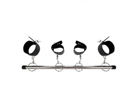 Spreader bar with wrist and ankle cuffs - 2