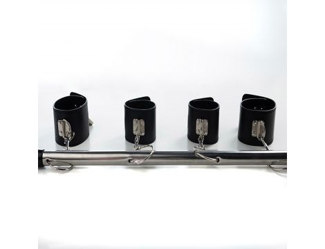 Spreader bar with wrist and ankle cuffs - 3