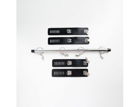 Spreader bar with wrist and ankle cuffs - 8