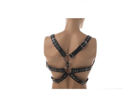 Regulowany harness na klatkę piersiową Fantasy PU - 2