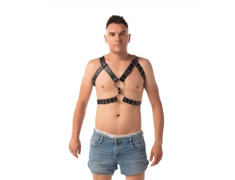 Regulowany harness na klatkę piersiową Fantasy PU - 4