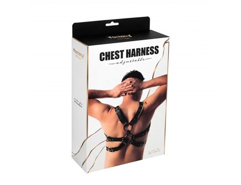 Regulowany harness na klatkę piersiową Fantasy PU - 3