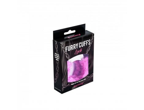 Metal handcuffs with pink furry - 2