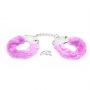 Metal handcuffs with pink furry - 2