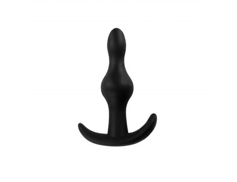 Korek analny silikonowy Fantasy czarny 8,5 cm