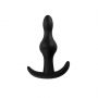 Korek analny silikonowy Fantasy czarny 8,5 cm - 2