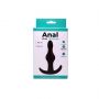 Korek analny silikonowy Fantasy czarny 8,5 cm - 4