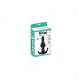 Korek analny silikonowy Fantasy czarny 8,5 cm - 3