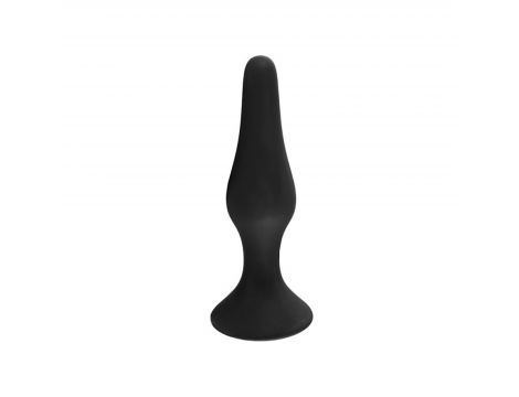 Korek analny silikonowy Fantasy mały czarny 10,5 cm - 2