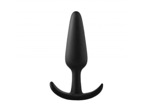 Korek analny silikonowy Fantasy czarny średni 10 cm - 2
