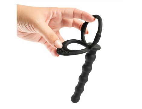 Strapon dildo silikonowe Fantasy do podwójnej penetracji 13,5 cm - 4
