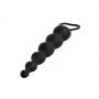 Koraliki analne Fantasy serduszka silikonowe czarne 18 cm - 5