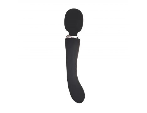 Czarny wibrator łechtaczkowy punktu G Fantasy silikonowy USB 24 cm