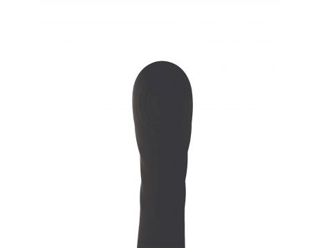 Czarny wibrator łechtaczkowy punktu G Fantasy silikonowy USB 24 cm - 4