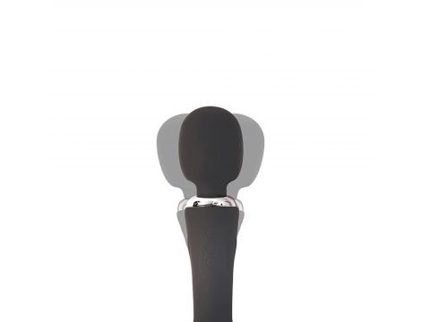 Czarny wibrator łechtaczkowy punktu G Fantasy silikonowy USB 24 cm - 5
