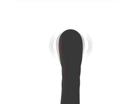 Czarny wibrator łechtaczkowy punktu G Fantasy silikonowy USB 24 cm - 6