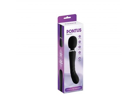 Czarny wibrator łechtaczkowy punktu G Fantasy silikonowy USB 24 cm - 7