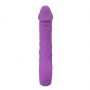 Wibrator realistyczny Fantasy fioletowy silikonowy 22 cm z grzaniem USB - 3