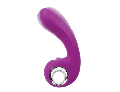 Stymulator punktu G silikonowy Fantasy wibrujący uderzający USB 18 cm - 7