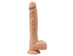 Dildo realistyczne wibrujące z ruchem Fantasy Zeus 21 cm z pilotem