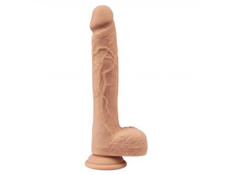 Dildo realistyczne wibrujące z ruchem Fantasy Zeus 21 cm z pilotem