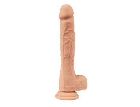Dildo realistyczne wibrujące z ruchem Fantasy Zeus 21 cm z pilotem - 4