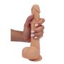 Dildo realistyczne wibrujące z ruchem Fantasy Zeus 21 cm z pilotem - 7