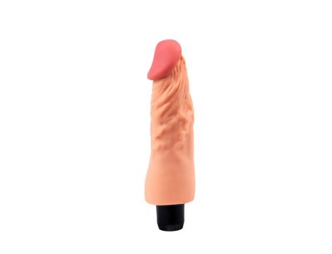 Wibrator TPE Fantasy The Real Deal z żyłkami 17 8 cm - 2