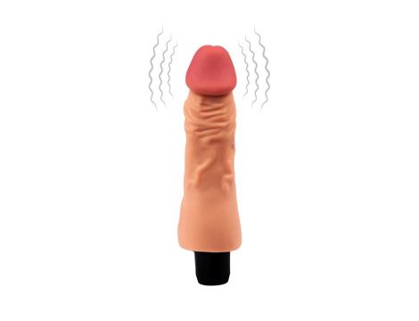 Wibrator TPE Fantasy The Real Deal z żyłkami 17 8 cm - 5