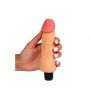 Wibrator TPE Fantasy The Real Deal z żyłkami 17 8 cm - 5