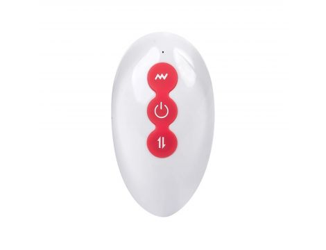 Korek analny wibrujący LED silikonowy Fantasy 10 cm USB z pilotem - 5