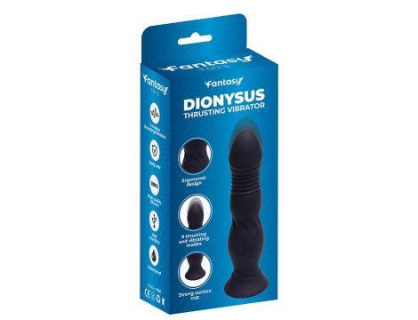Silikonowy wibrator analny posuwisty Dionysus Fantasy 15 cm - 4