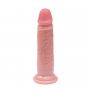 Dildo silikonowe z ruchomą skórką Fantasy 21 cm - 4