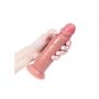 Dildo silikonowe z ruchomą skórką Fantasy 21 cm - 7