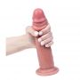 Dildo silikonowe z ruchomą skórką Fantasy 21 cm - 11