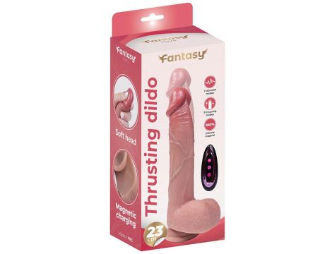 Silicone thrusting dildo 23 cm - 8